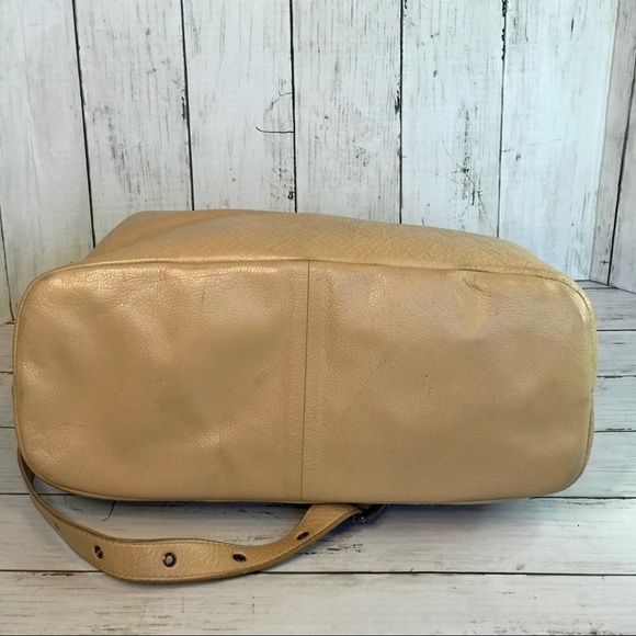 Sloane and Alex Sophia Large Leather Satchel Convertible Strap Bag - Picture 7 of 16